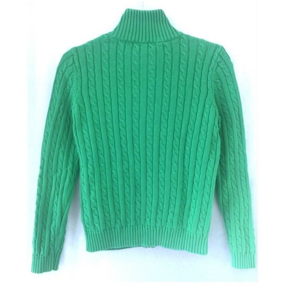 Lauren Ralph Lauren Big Logo Women’s Zip Up Sweater Size S (6) - Picture 5 of 5